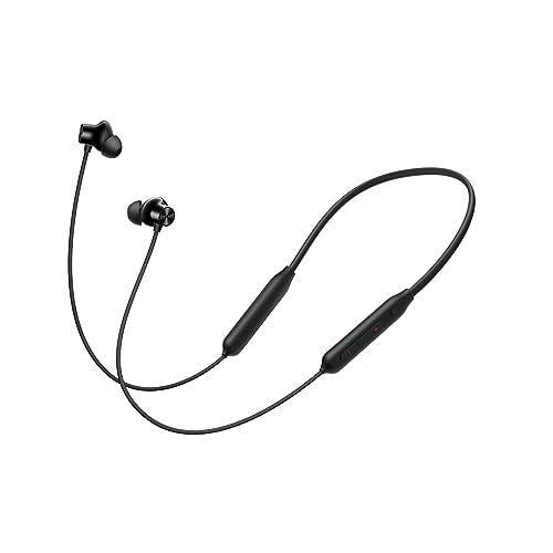 OnePlus Bullets Wireless Z2 ANC Bluetooth in Ear Earphones with Mic, 45dB Hybrid ANC, Bombastic Bass - 12.4 mm Drivers, 10 Mins Charge - 20 Hrs Music, 28 Hrs Battery (Black) - Triveni World