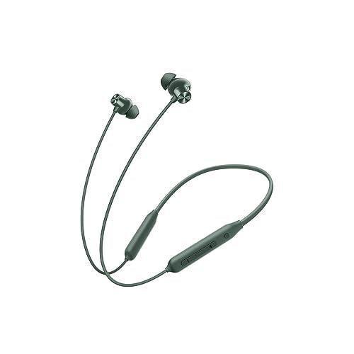 OnePlus Bullets Wireless Z2 ANC Bluetooth in Ear Earphones with Mic, 45dB Hybrid ANC, Bombastic Bass - 12.4 mm Drivers, 10 Mins Charge - 20 Hrs Music, 28 Hrs Battery (Green) - Triveni World