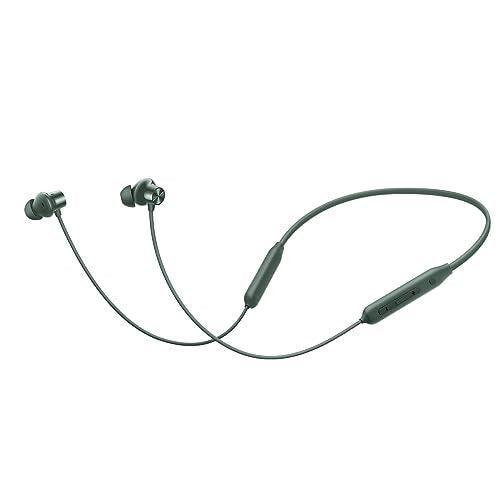 OnePlus Bullets Wireless Z2 ANC Bluetooth in Ear Earphones with Mic, 45dB Hybrid ANC, Bombastic Bass - 12.4 mm Drivers, 10 Mins Charge - 20 Hrs Music, 28 Hrs Battery (Green) - Triveni World