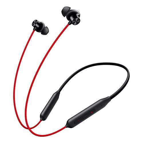 OnePlus Bullets Z2 Bluetooth Wireless in Ear Earphones with Mic, Bombastic Bass, 10 Mins Charge - 20 Hrs Music, 30 Hrs Battery Life (Acoustic Red) - Triveni World