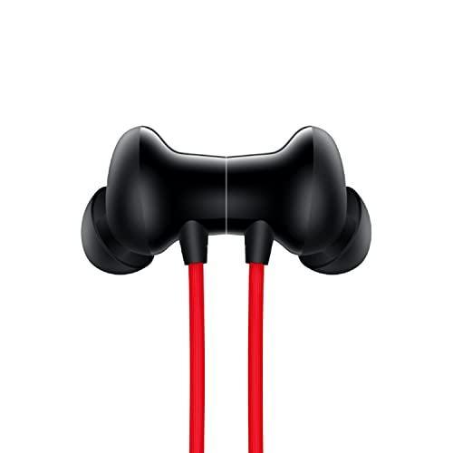 OnePlus Bullets Z2 Bluetooth Wireless in Ear Earphones with Mic, Bombastic Bass, 10 Mins Charge - 20 Hrs Music, 30 Hrs Battery Life (Acoustic Red) - Triveni World