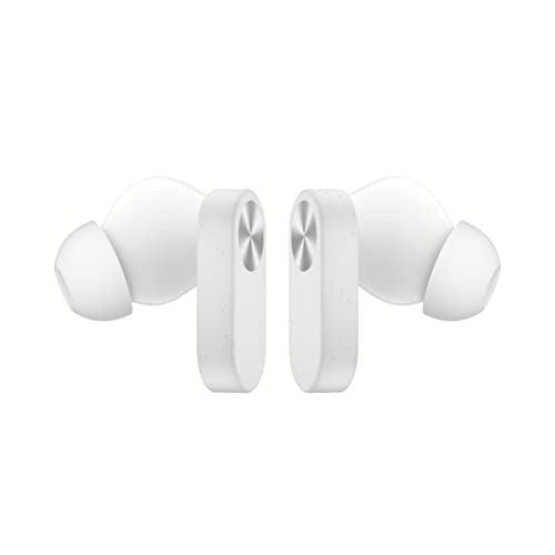 OnePlus Nord Buds 2 TWS in Ear Earbuds with Mic, Upto 25dB ANC 12.4mm Dynamic Titanium Drivers, Playback:Upto 36hr case, 4-Mic Design, IP55 Rating, Fast Charging [White] - Triveni World