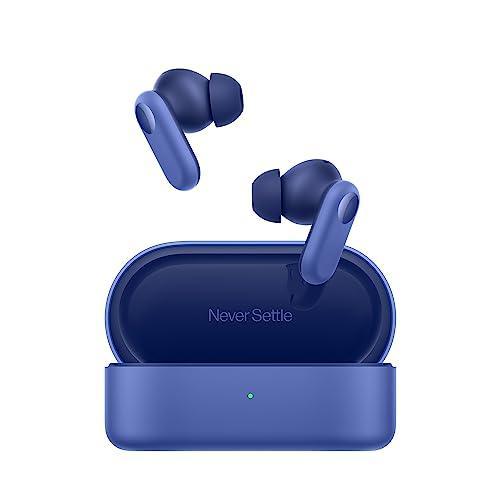 OnePlus Nord Buds 2r True Wireless in Ear Earbuds with Mic, 12.4mm Drivers, Playback:Upto 38hr case,4-Mic Design, IP55 Rating [Triple Blue] - Triveni World