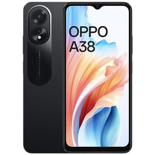 OPPO A38 (Glowing Black, 4GB RAM, 128GB Storage) | 5000 mAh Battery and 33W SUPERVOOC | 6.56" HD 90Hz Waterdrop Display | 50MP Rear AI Camera with No Cost EMI/Additional Exchange Offers - Triveni World