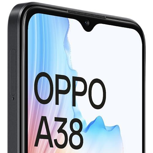 OPPO A38 (Glowing Black, 4GB RAM, 128GB Storage) | 5000 mAh Battery and 33W SUPERVOOC | 6.56" HD 90Hz Waterdrop Display | 50MP Rear AI Camera with No Cost EMI/Additional Exchange Offers - Triveni World