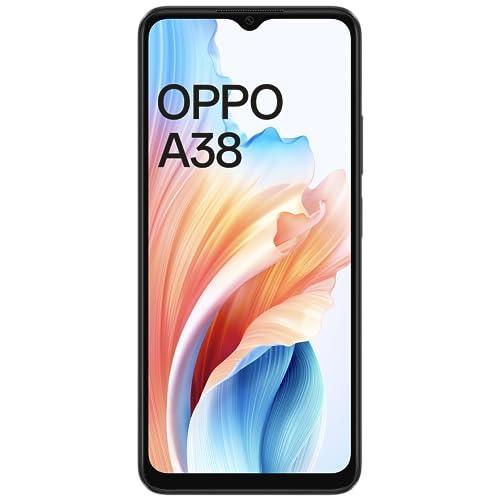 OPPO A38 (Glowing Black, 4GB RAM, 128GB Storage) | 5000 mAh Battery and 33W SUPERVOOC | 6.56" HD 90Hz Waterdrop Display | 50MP Rear AI Camera with No Cost EMI/Additional Exchange Offers - Triveni World