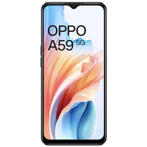 OPPO A59 5G (Starry Black, 4GB RAM, 128GB Storage) | 5000 mAh Battery with 33W SUPERVOOC Charger | 6.56" HD+ 90Hz Display | with No Cost EMI/Additional Exchange Offers - Triveni World