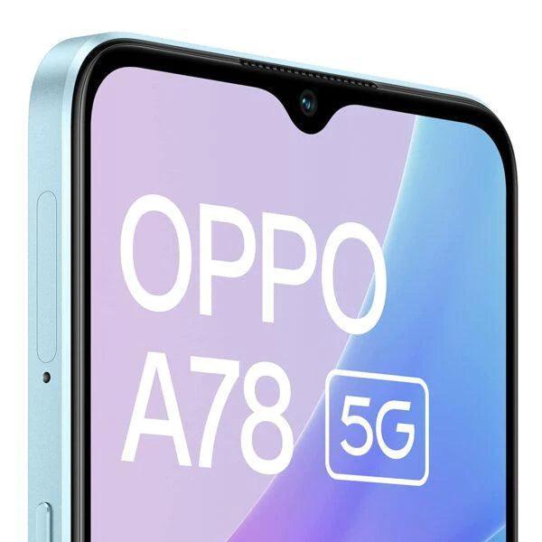 OPPO A78 5G (Glowing Blue, 8GB RAM, 128 Storage) - Refurbished - Triveni World