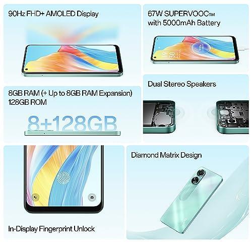 Oppo A78 (Aqua Green, 8GB RAM, 128GB Storage) | 6.4" FHD+ AMOLED 90Hz Punch Hole Display | 5000 mAh Battery and 67W SUPERVOOC with No Cost EMI/Additional Exchange Offers - Triveni World