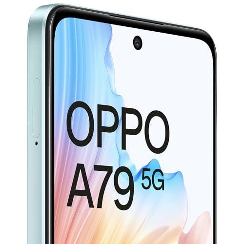 Oppo A79 5G (Glowing Green, 8GB RAM, 128GB Storage) | 5000 mAh Battery with 33W SUPERVOOC Charger | 50MP AI Rear Camera | 6.72" FHD+ 90Hz Display | with No Cost EMI/Additional Exchange Offers - Triveni World