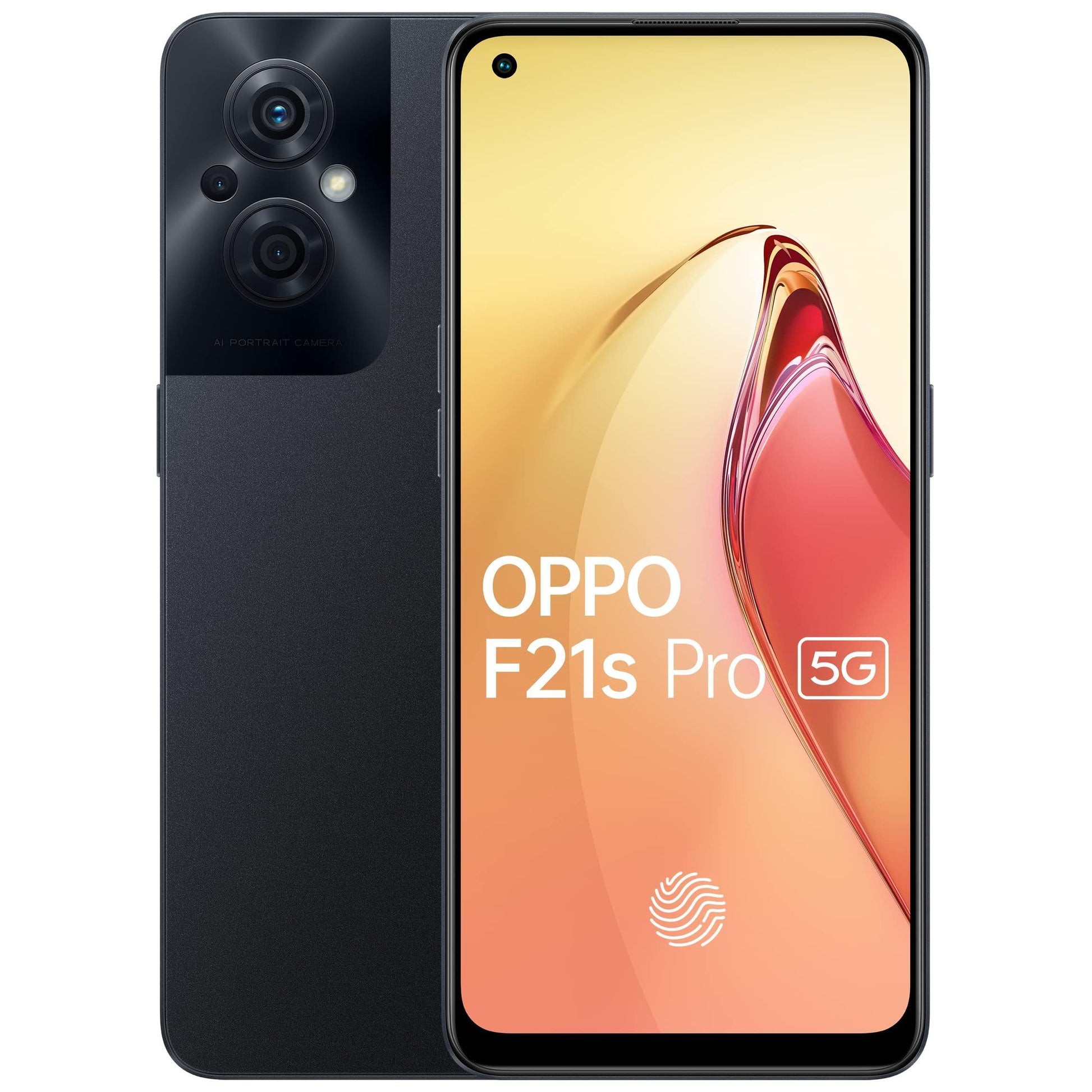 Oppo F21s Pro 5G (Starlight Black, 8GB RAM, 128 Storage)|6.43" FHD+ AMOLED|64MP Rear Triple AI Camera|4500 mAh Battery with 33W SUPERVOOC Charger|with No Cost EMI/Additional Exchange Offers - Triveni World