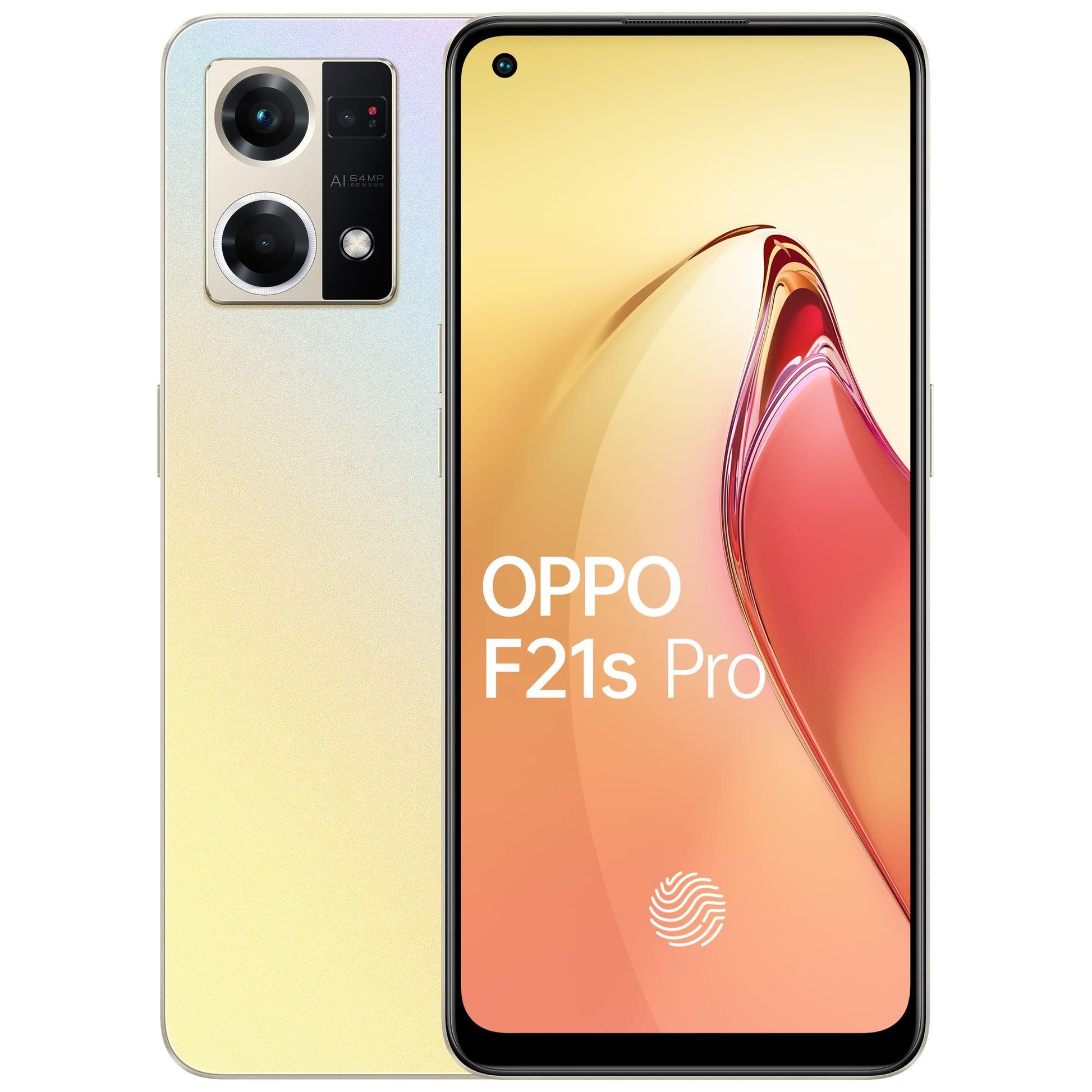 Oppo F21s Pro (Dawnlight Gold, 8GB RAM, 128 Storage)|6.43" FHD+ AMOLED|32MP Front Camera with Microlens|4500 mAh Battery with 33W SUPERVOOC Charger|with No Cost EMI/Additional Exchange Offers - Triveni World