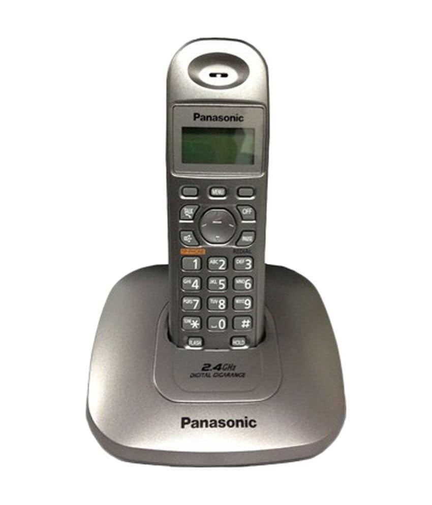 Panasonic KX-TG3611SXM Cordless Landline Phone (metallic) - Triveni World