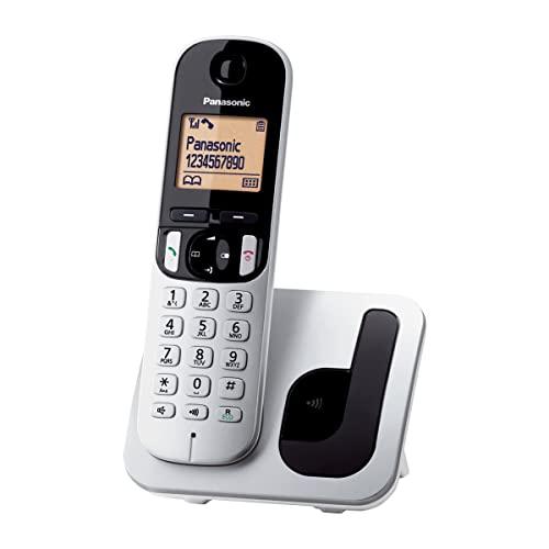 Panasonic KX-TGC210 Corded & Cordless Landline Phone (Silver) - Triveni World