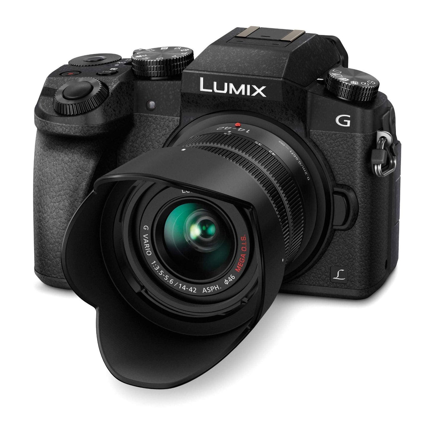 PANASONIC LUMIX G7 4K Mirrorless Camera with 14-42mm MEGA O.I.S. Lens, 16 Megapixels, 3 Inch Touch LCD, DMC-G7KK (USA BLACK) - Triveni World