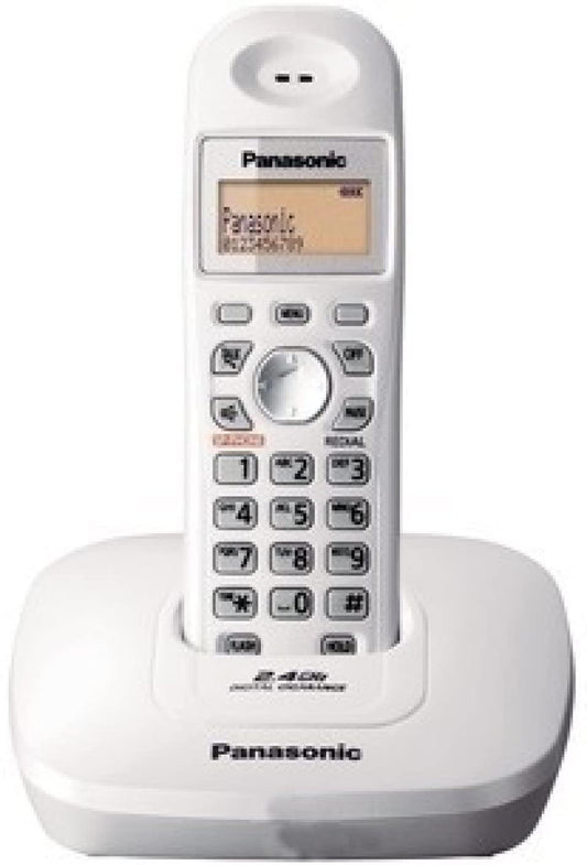 Panasonic Single Line 2.4 KX-TG3611SX Digital Cordless Landline Phone (White) - Triveni World