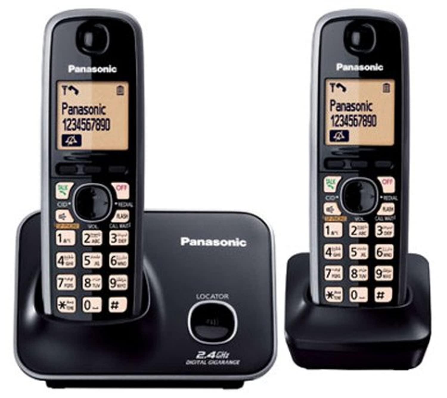 Panasonic Single Line 2.4GHz KX-TG3712SXB Digital Cordless Telephone (Black) - Triveni World