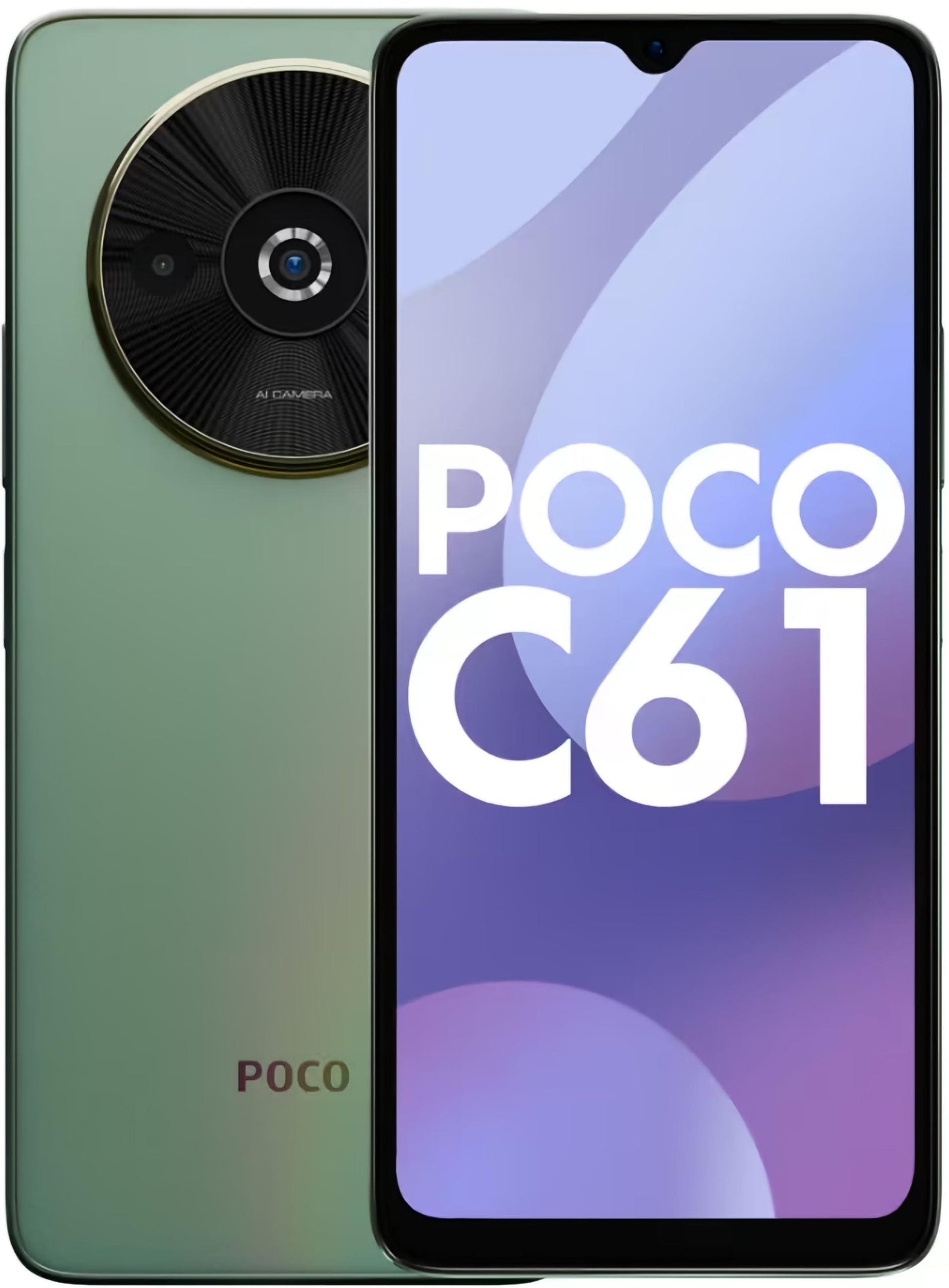 POCO C61 (Mystical Green, 4GB RAM, 64GB Storage) - Triveni World