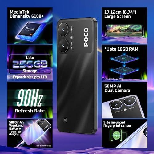 POCO M6 5G (Galactic Black,6GB RAM, 128GB Storage) - Triveni World