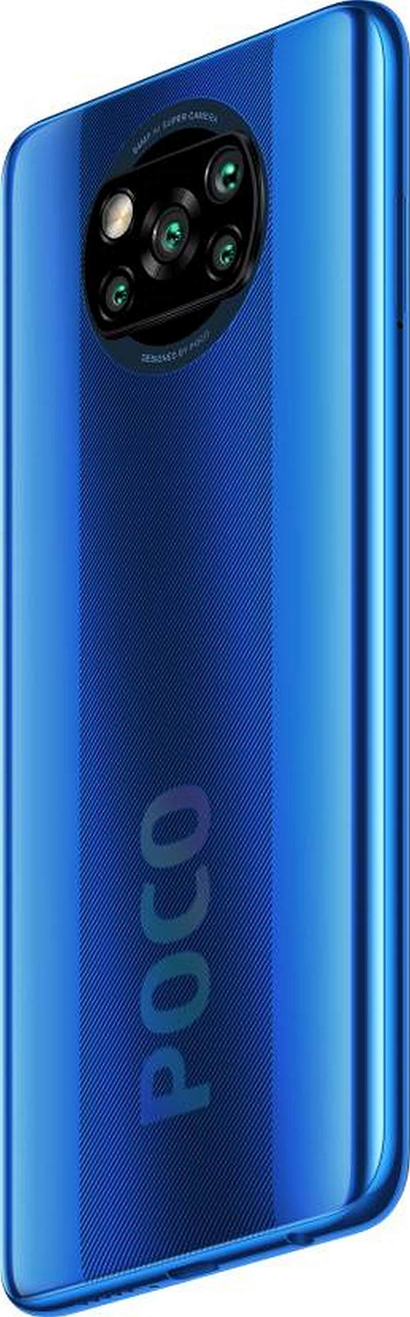 POCO X3 (Cobalt Blue, 8GB RAM, 128GB Storage) - Triveni World