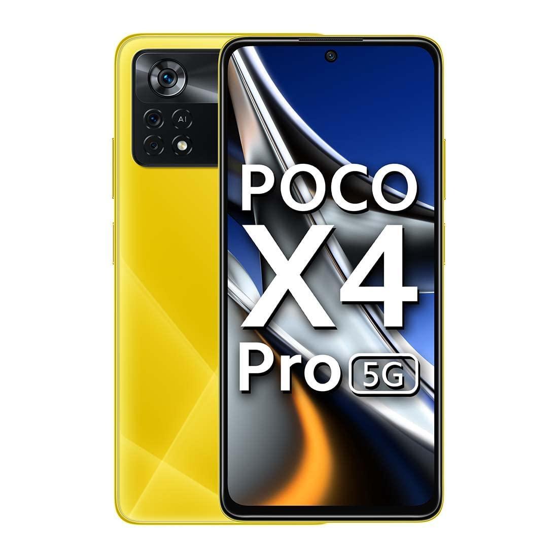 Poco X4 Pro 5G Yellow 6GB RAM 64GB ROM - Triveni World