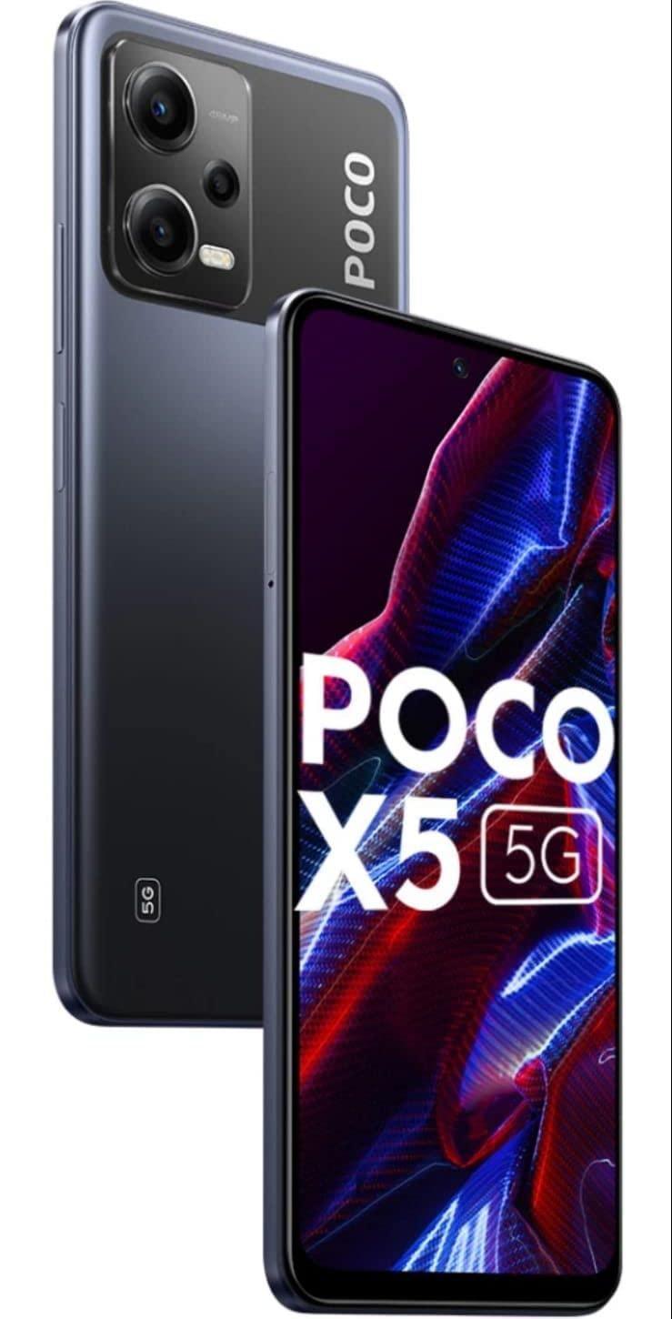 POCO X5 5G (Jaguar Black, 128 GB) (6 GB RAM) - Triveni World