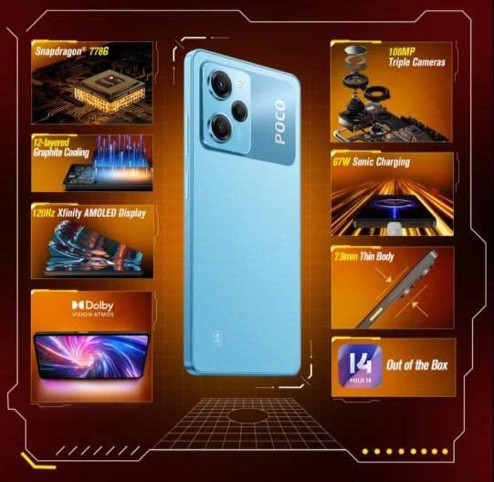 POCO X5 Pro 5G (Horizon Blue, 256 GB) (8 GB RAM) - Triveni World