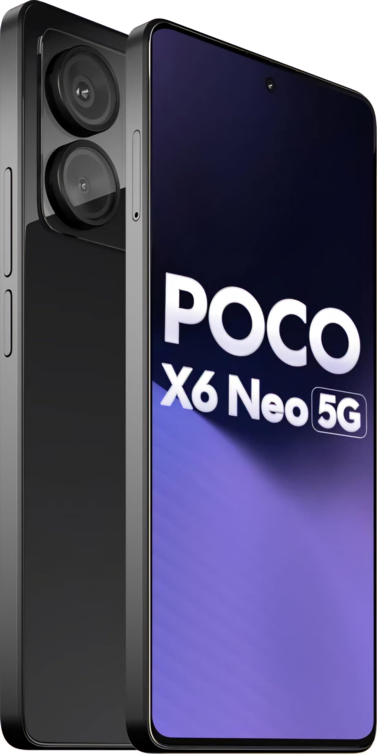 POCO X6 Neo 5G (Astral Black, 8GB RAM, 128GB Storage) - Triveni World