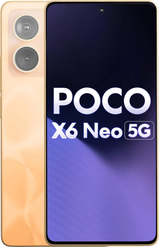 POCO X6 Neo 5G (Martin Orange, 8GB RAM, 128GB Storage) - Triveni World