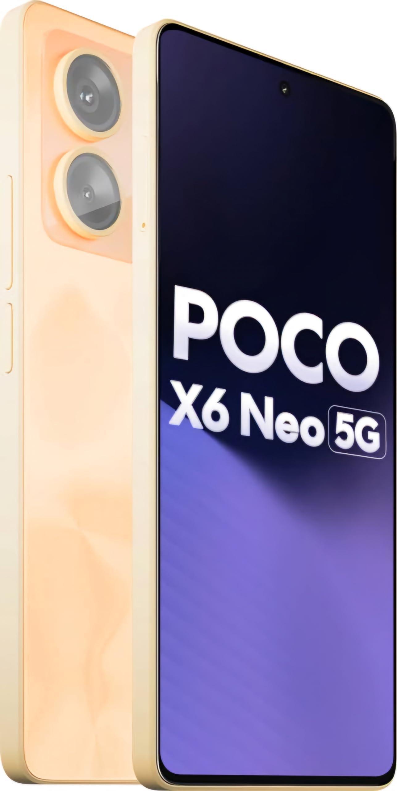 POCO X6 Neo 5G (Martin Orange, 8GB RAM, 128GB Storage) - Triveni World