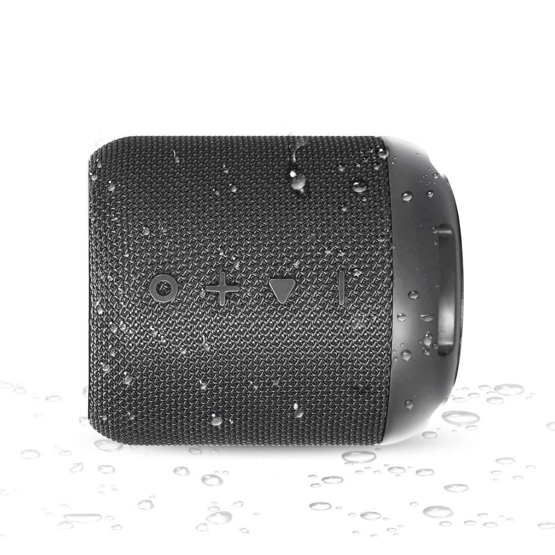 Portronics SoundDrum 10W Portable Bluetooth Stereo Speaker with Powerful Bass, Aux 3.5 mm, In-Built Mic, FM Radio, 6-7 Hrs Playtime(Black) - Triveni World