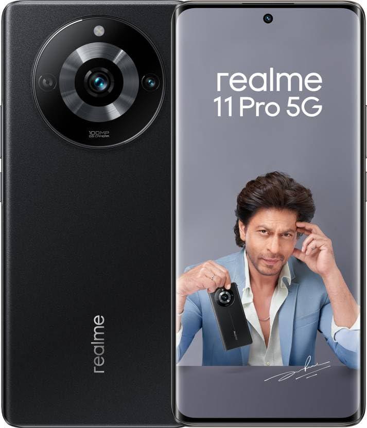 realme 11 Pro 5G (Astral Black, 12GB RAM, 256GB Storage) | 120 Hz Curved Display | 100MP Prolight Camera | 7050 5G Dimensity | 67W SUPERVOOC | 12GB Dynamic RAM | Premier Vegan Leather Finish Design - Triveni World