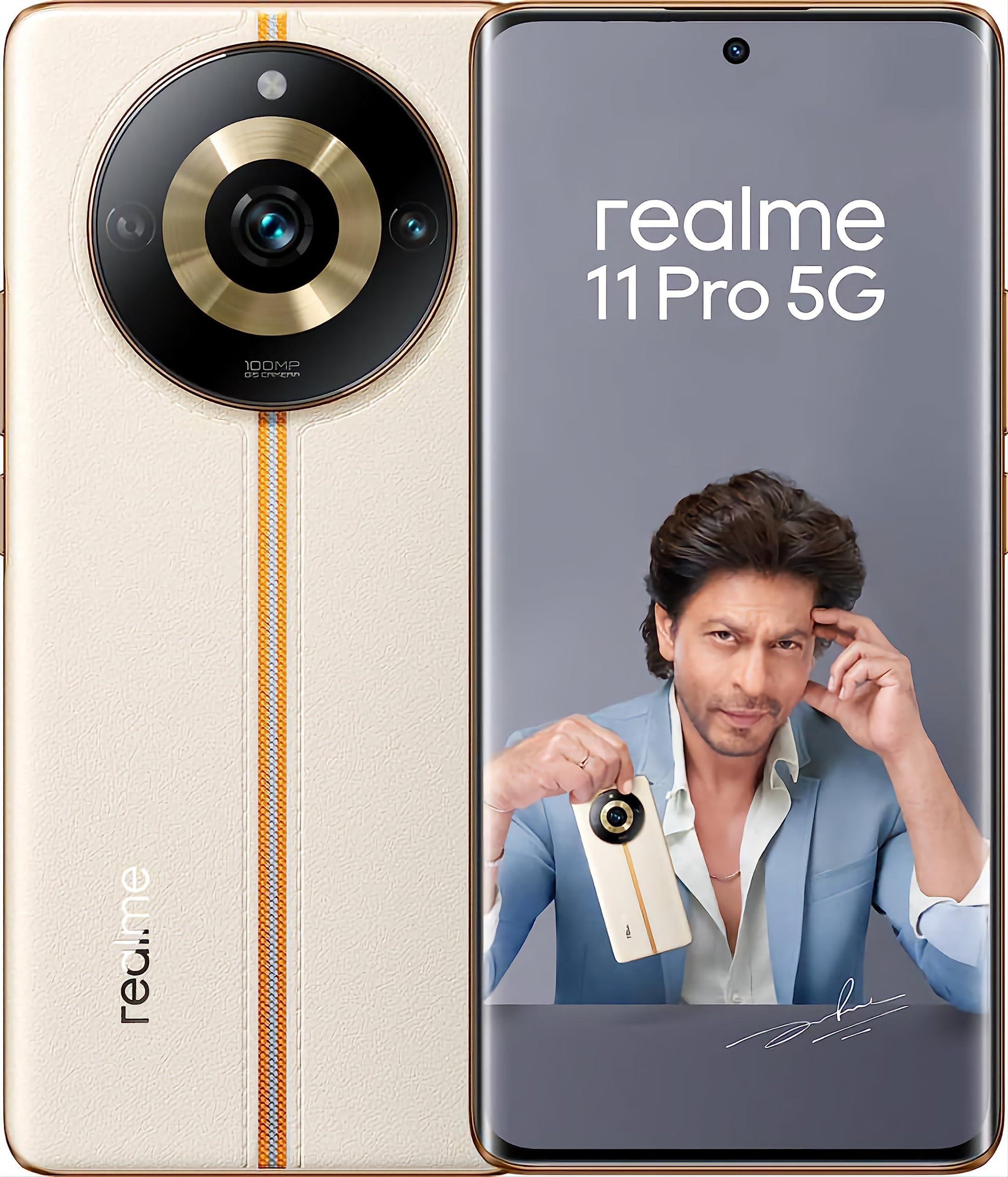 realme 11 Pro 5G (Sunrise Beige, 8GB RAM, 128GB Storage) | 120 Hz Curved Display | 100MP Prolight Camera | 7050 5G Dimensity | 67W SUPERVOOC | 12GB Dynamic RAM | Premier Vegan Leather Finish Design - Triveni World