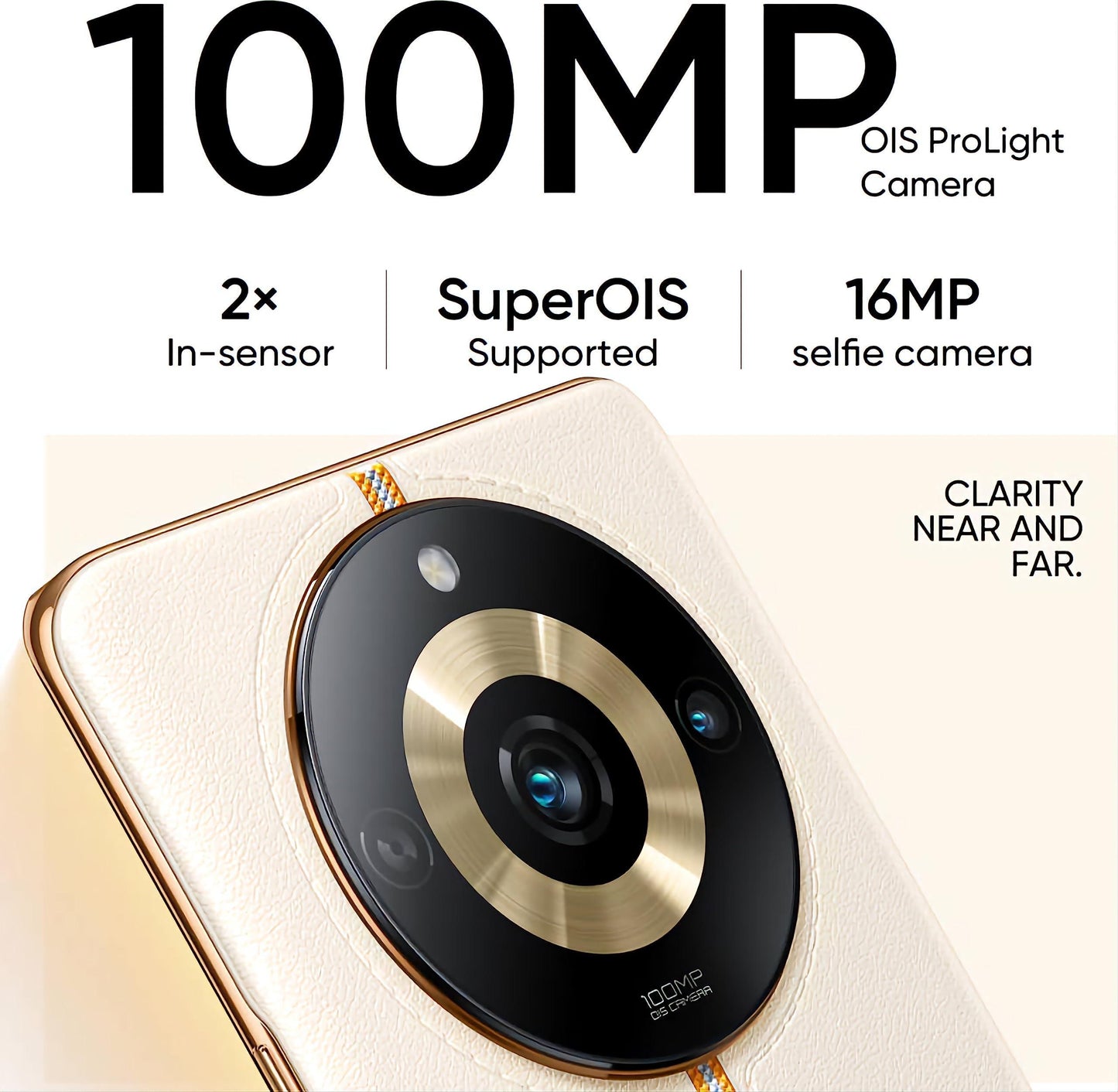 realme 11 Pro 5G (Sunrise Beige, 8GB RAM, 128GB Storage) | 120 Hz Curved Display | 100MP Prolight Camera | 7050 5G Dimensity | 67W SUPERVOOC | 12GB Dynamic RAM | Premier Vegan Leather Finish Design - Triveni World