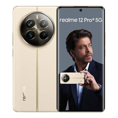 realme 12 Pro+ 5G (Navigator Beige, 8GB RAM, 256GB Storage) | 6.7" 120Hz Curved AMOLED Display | 64MP Periscope + 50MP Sony IMX 890 OIS Camera + 8MP | 32MP Selfie Camera | 67W Super VOOC Charge - Triveni World