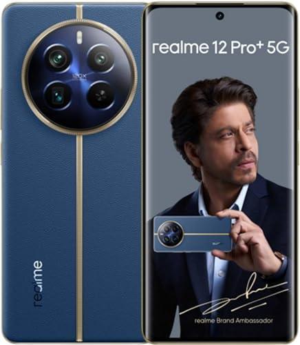 realme 12 Pro+ 5G (Submarine Blue, 8GB RAM, 128GB Storage) | 6.7" 120Hz Curved AMOLED Display | 64MP Periscope + 50MP Sony IMX 890 OIS Camera + 8MP | 32MP Selfie Camera | 67W Super VOOC Charge - Triveni World