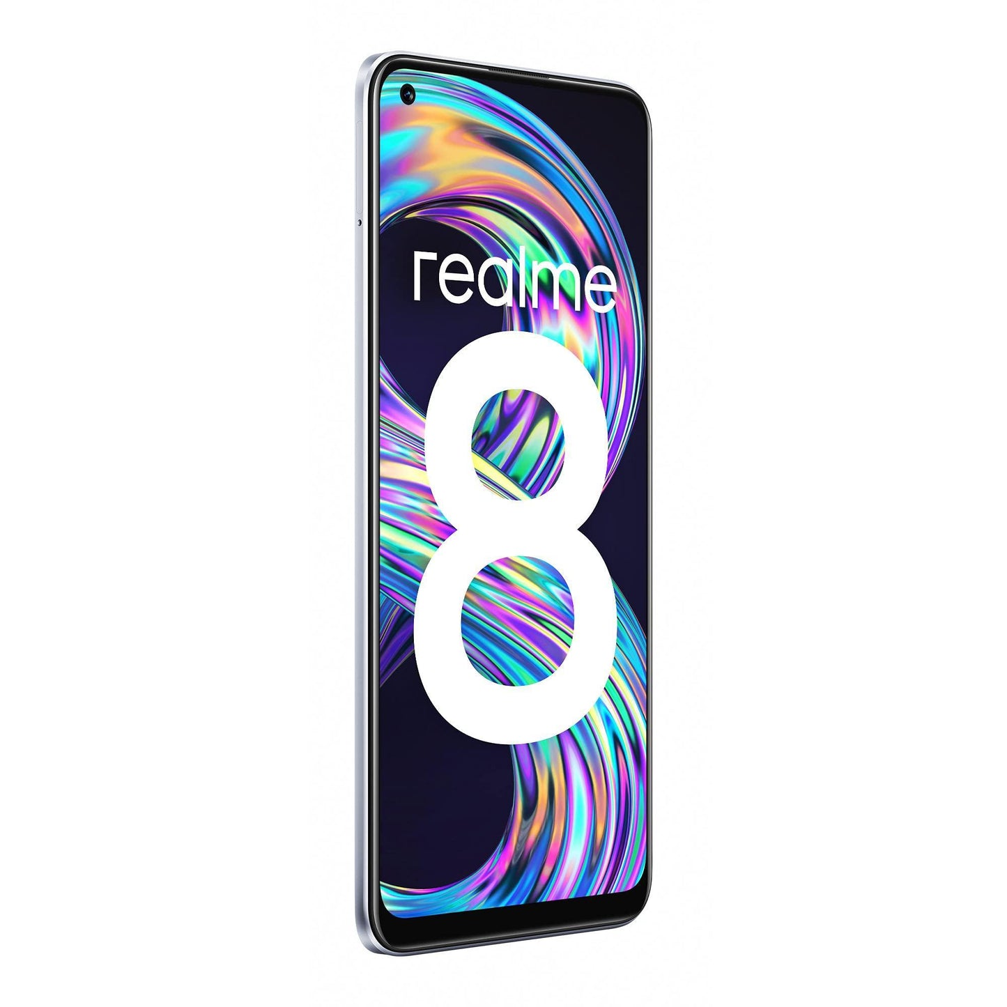 realme 8 (Cyber Silver, 4GB RAM+128GB Storage) with No Cost EMI/Additional Exchange Offers - Triveni World