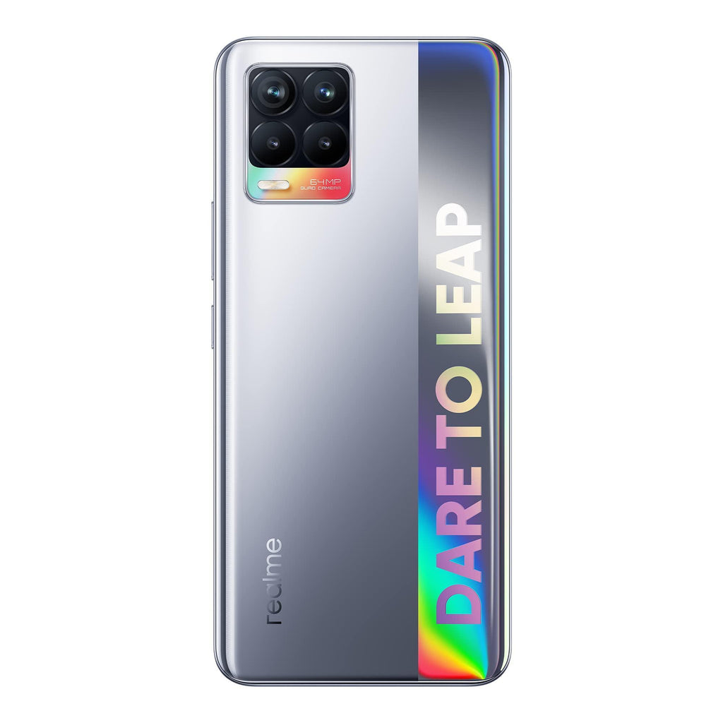 realme 8 (Cyber Silver, 4GB RAM+128GB Storage) with No Cost EMI/Additional Exchange Offers - Triveni World