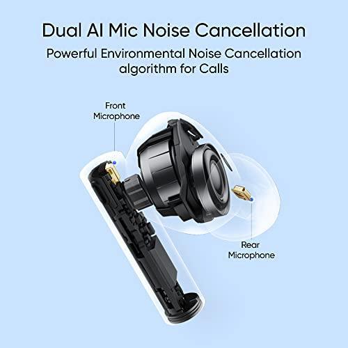 realme Buds Air 3 True Wireless in-Ear Earbuds with 42dB Active Noise Cancellation (ANC), Dual Device Pairing and 30 hrs Playtime with Fast Charging (Galaxy White) - Triveni World