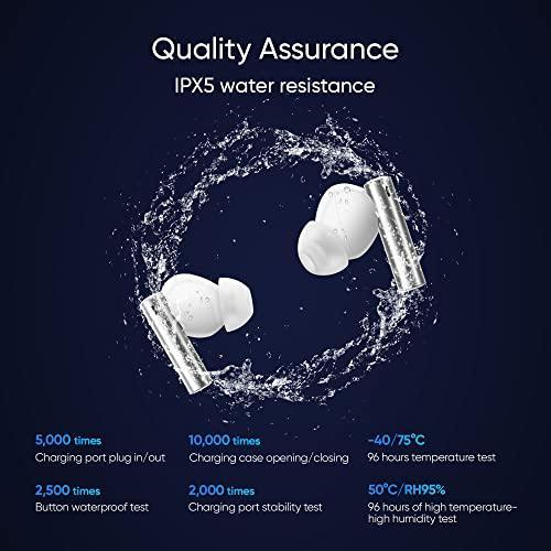 realme Buds Air 3 True Wireless in-Ear Earbuds with 42dB Active Noise Cancellation (ANC), Dual Device Pairing and 30 hrs Playtime with Fast Charging (Galaxy White) - Triveni World