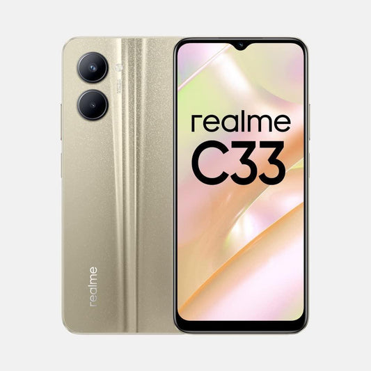 realme C33 2023 (Sandy Gold, 4GB RAM, 128GB Storage) - Triveni World