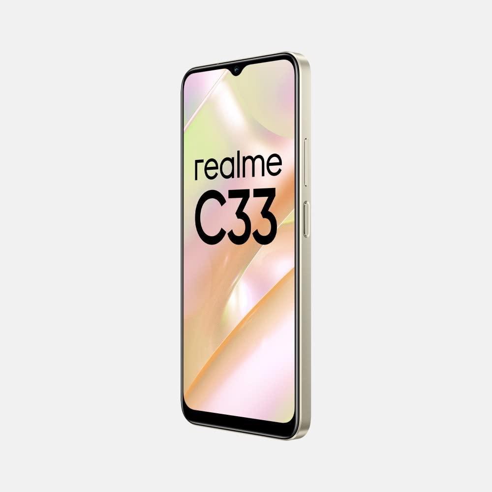 realme C33 2023 (Sandy Gold, 4GB RAM, 128GB Storage) - Triveni World