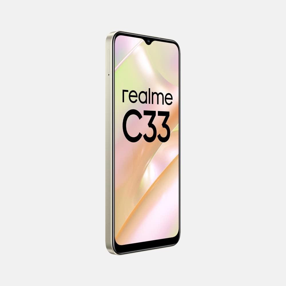 realme C33 2023 (Sandy Gold, 4GB RAM, 128GB Storage) - Triveni World