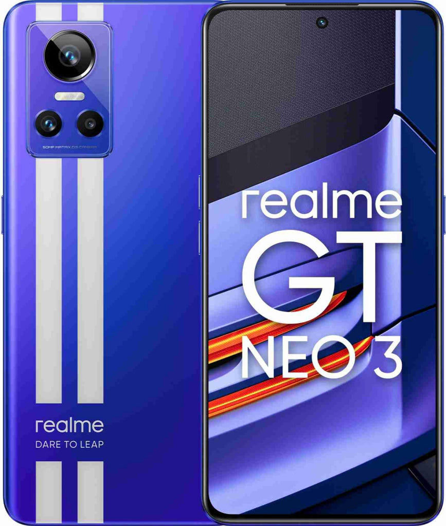 Realme GT Neo 3 (150W) (Nitro Blue, 12GB RAM, 256GB Storage) - Triveni World