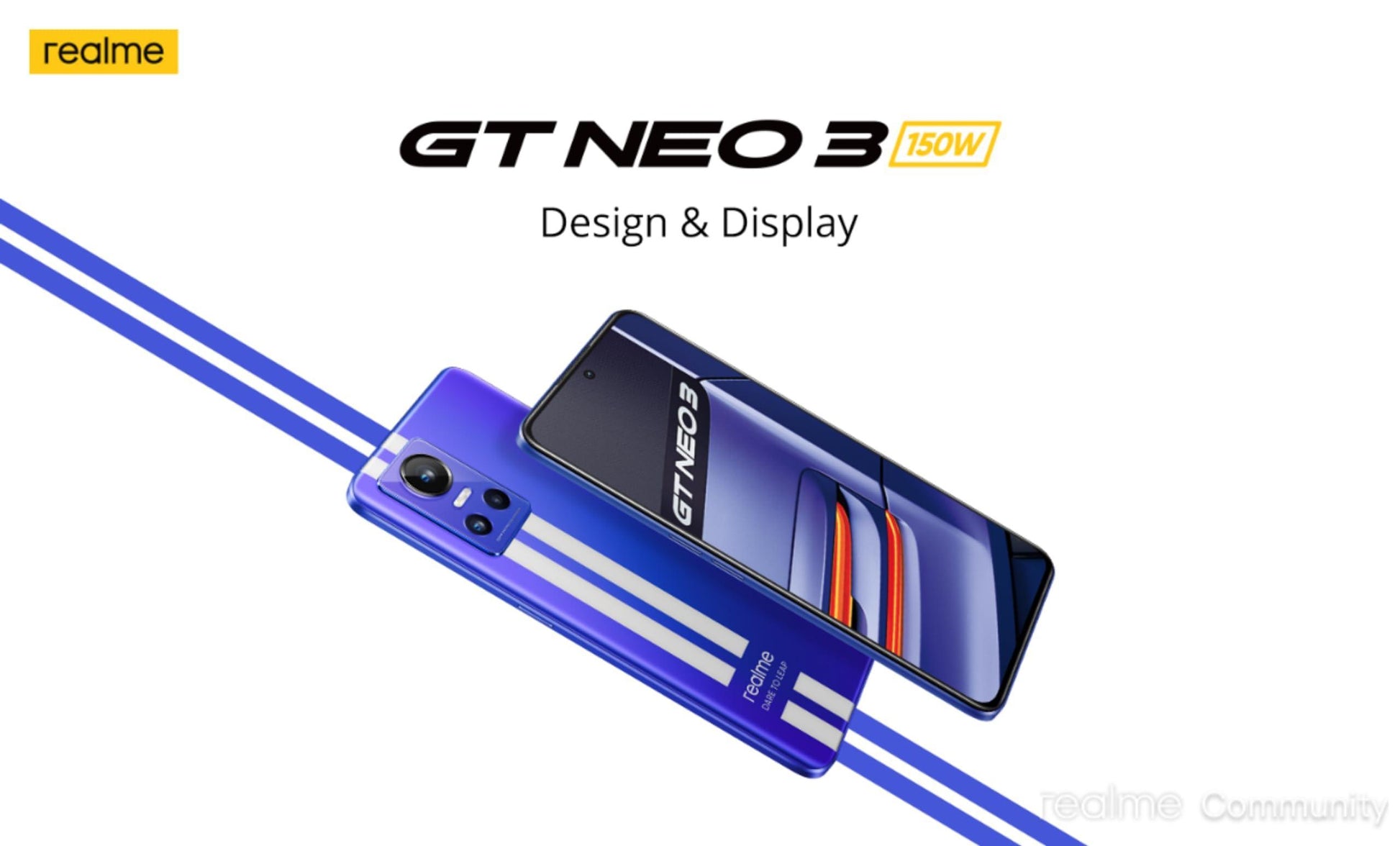 Realme GT Neo 3 (150W) (Nitro Blue, 12GB RAM, 256GB Storage) - Triveni World