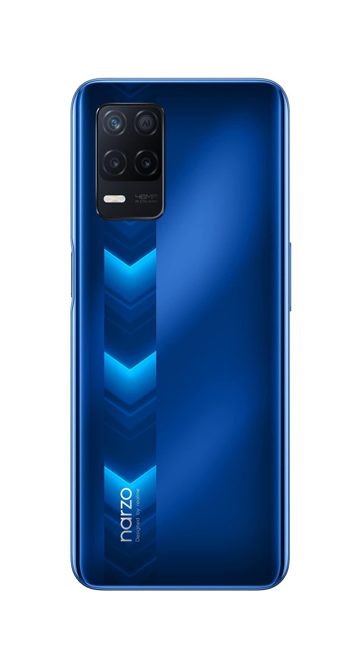 realme narzo 30 5G (Racing Blue, 6GB RAM, 128GB Storage) with No Cost EMI/Additional Exchange Offers - Triveni World