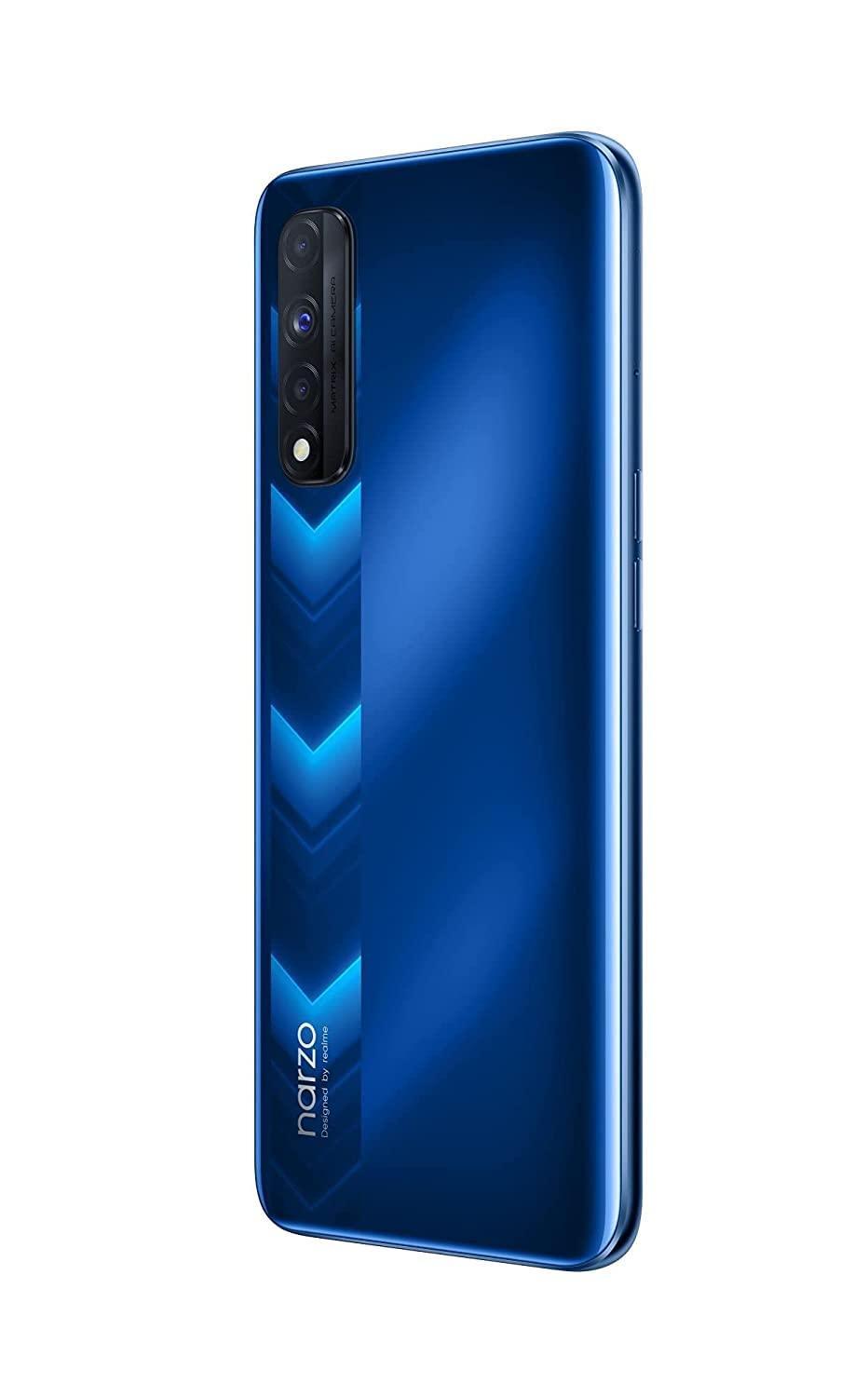 realme narzo 30 (Racing Blue, 6GB RAM, 128GB Storage) - MediaTek Helio G95 processor I Full HD+ display with No Cost EMI/Additional Exchange Offers - Triveni World