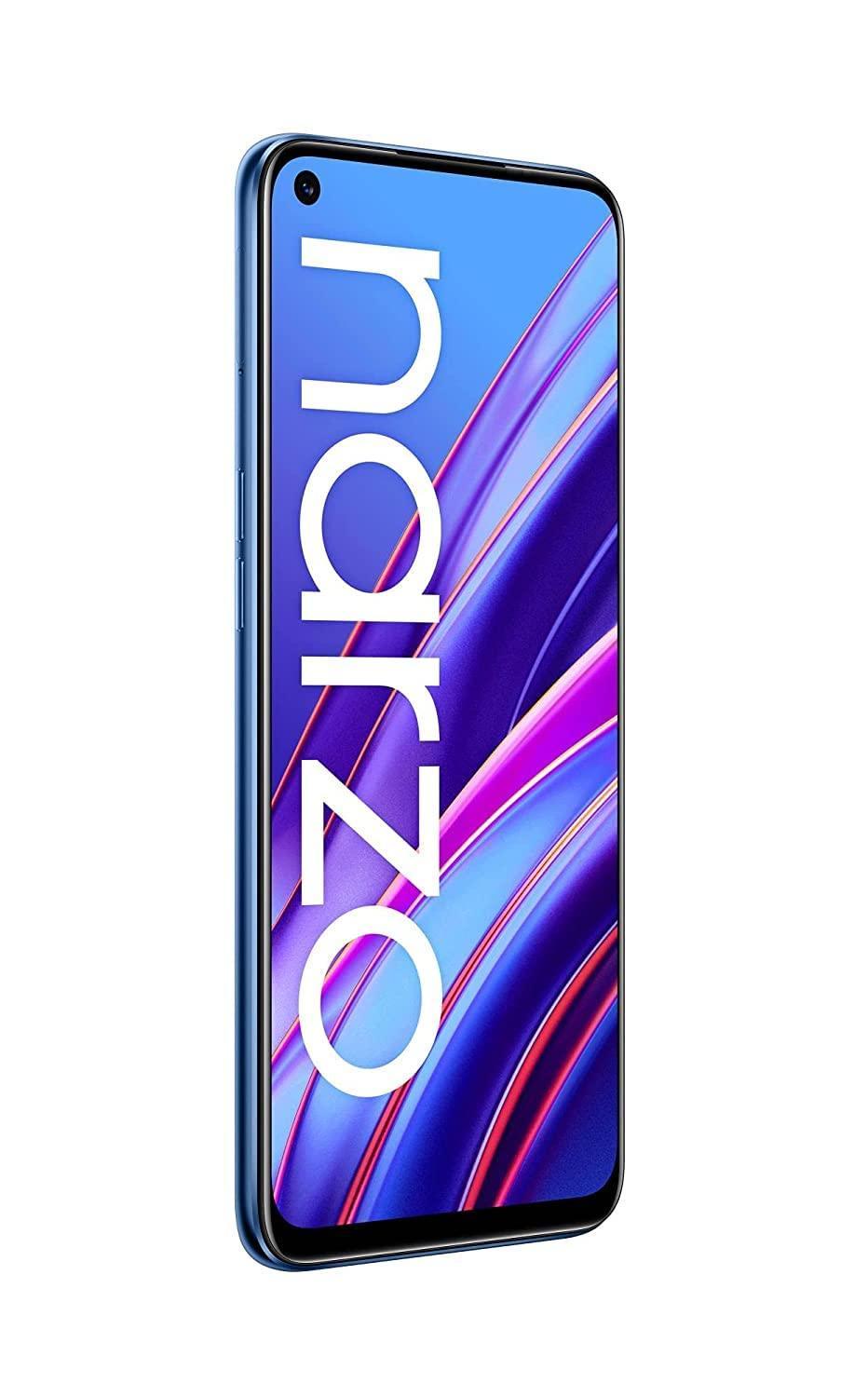 realme narzo 30 (Racing Blue, 6GB RAM, 128GB Storage) - MediaTek Helio G95 processor I Full HD+ display with No Cost EMI/Additional Exchange Offers - Triveni World