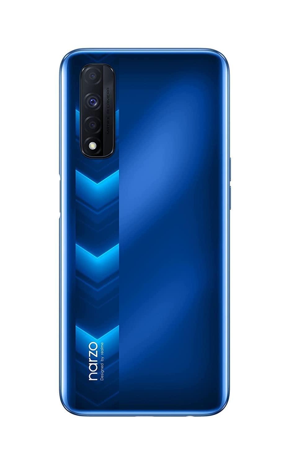 realme narzo 30 (Racing Blue, 6GB RAM, 128GB Storage) - MediaTek Helio G95 processor I Full HD+ display with No Cost EMI/Additional Exchange Offers - Triveni World