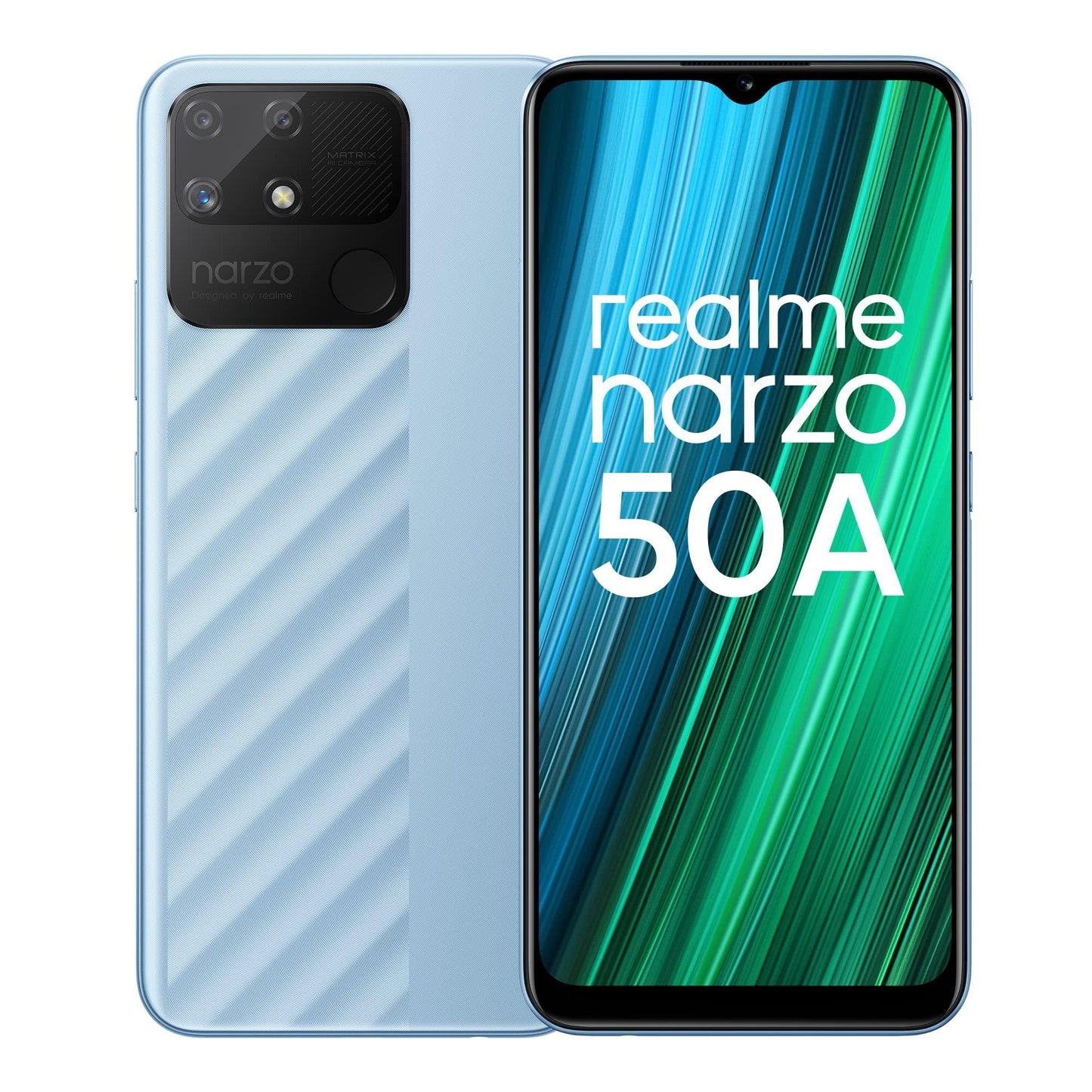 realme narzo 50A (Oxygen Blue , 4GB RAM + 128 GB Storage) Helio G85 Processor | 6000 mAh Battery - Triveni World